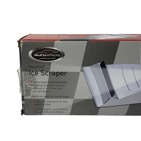Auto Effects Heated Ice Scraper LED Light Uses 12 Volt Socket Open Box - Picture 4 of 7
